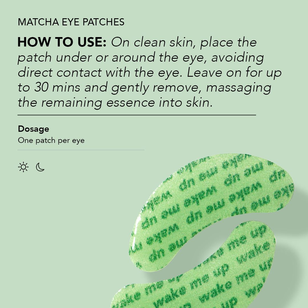 MATCHA EYE PATCHES