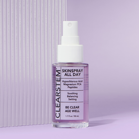 CLEARSTEM SKINSPRAY ALL DAY, a Hypochlorous Acid spray for sensitive skin