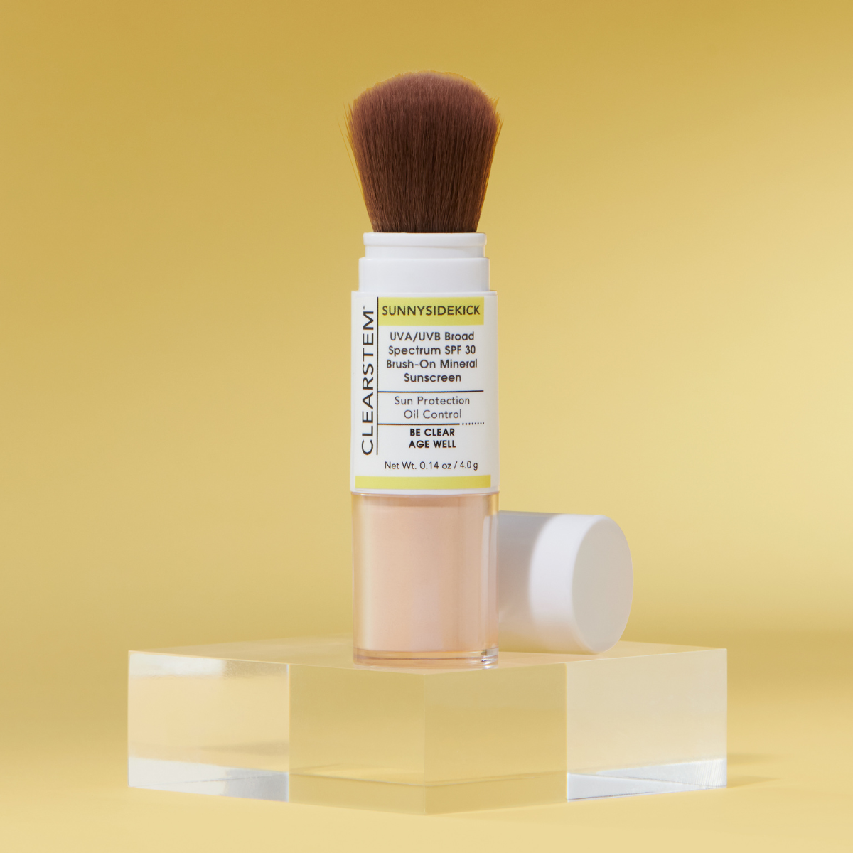 CLEARSTEM SUNNYSIDEKICK™, a brush-on mineral powder sunscreen for all skin types